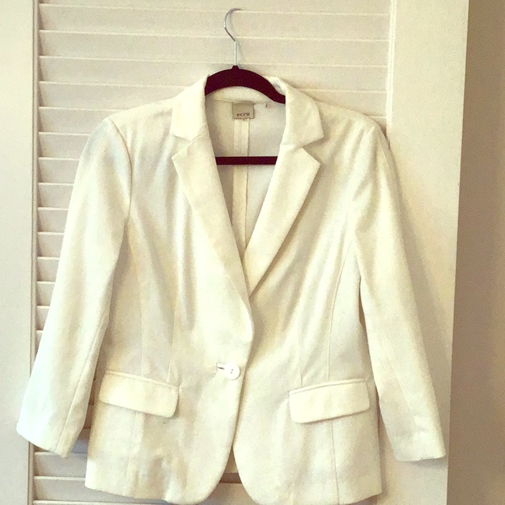 White blazer